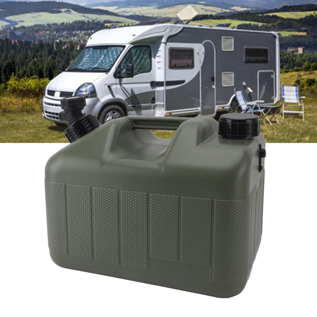 10L Green Camping Water Container with Faucet K188532
