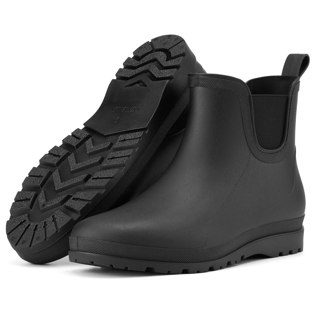 Men's Waterproof Lightweight Ankle Rain Boots E390967