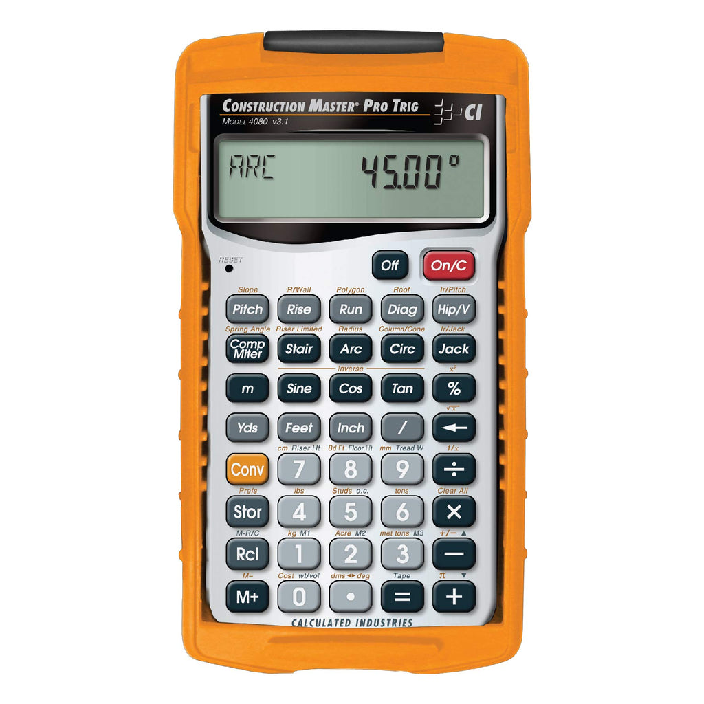 Construction Calculator with Case A2754
