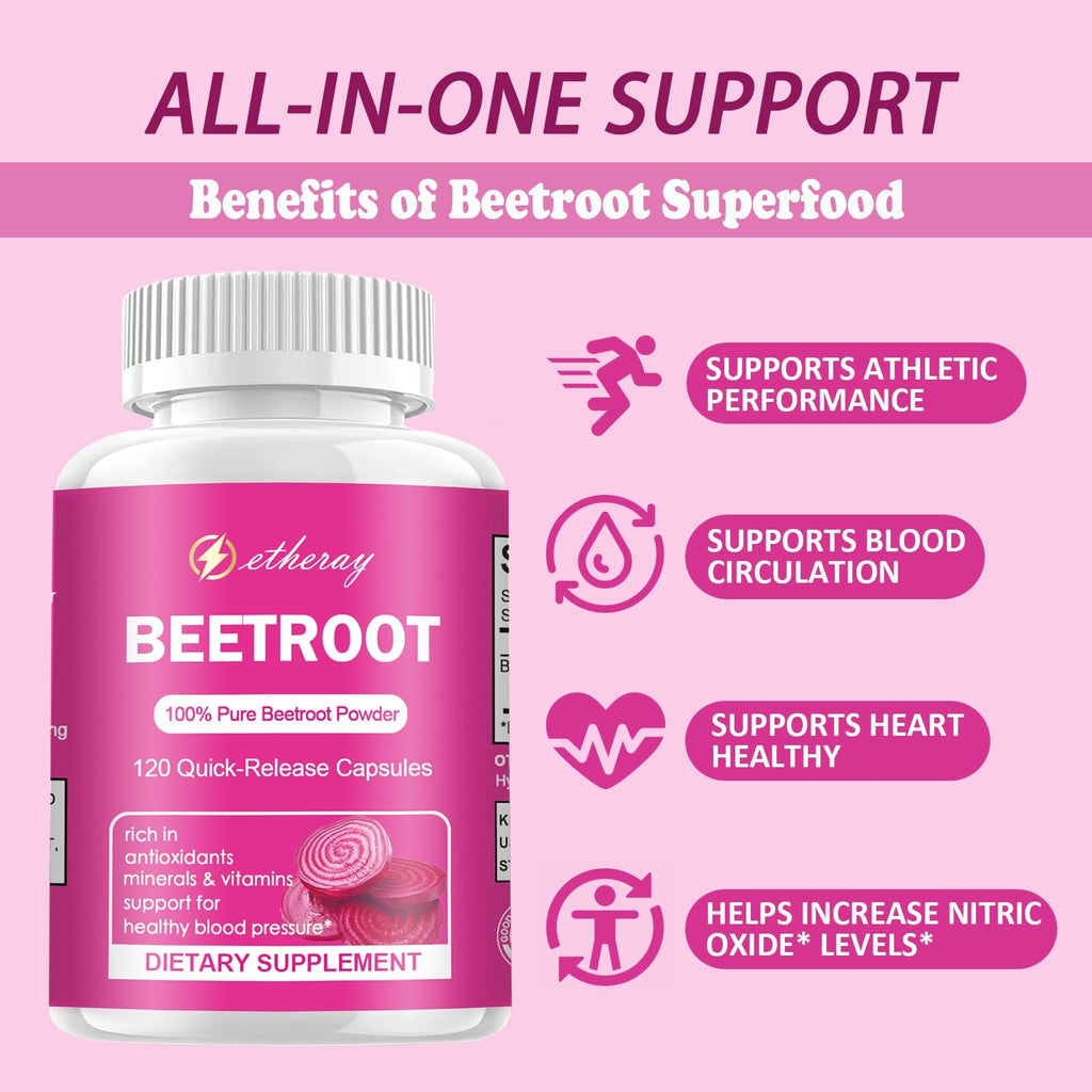 Beet Root Capsules 120 Count L701866