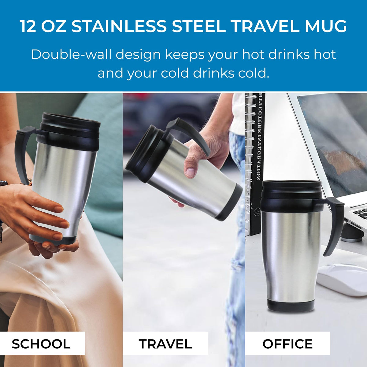 Single Serve Coffee Maker 6–12 Oz Black H419