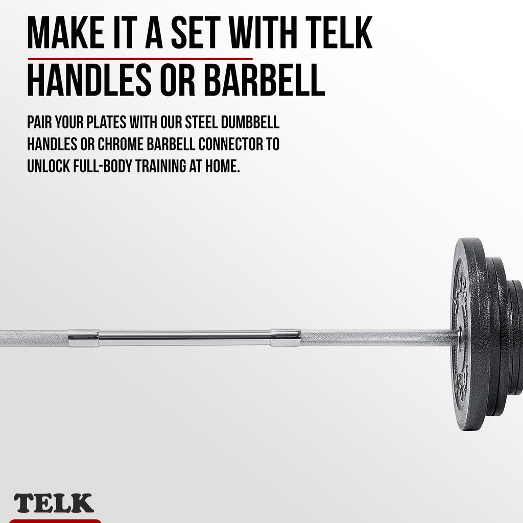 Adjustable Dumbbell Set with Cast Iron Plates E692