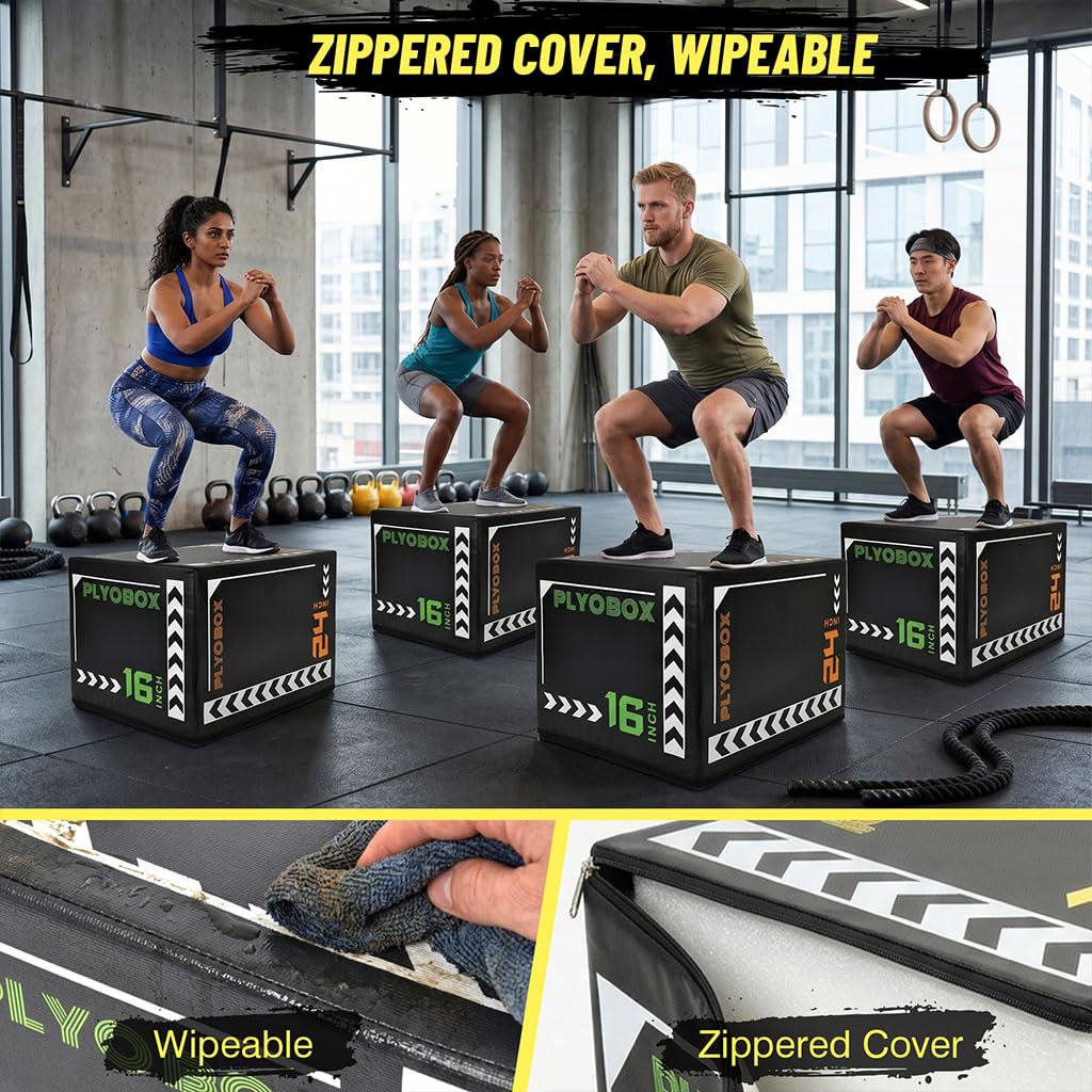 3-in-1 Plyometric Jump Box S77133