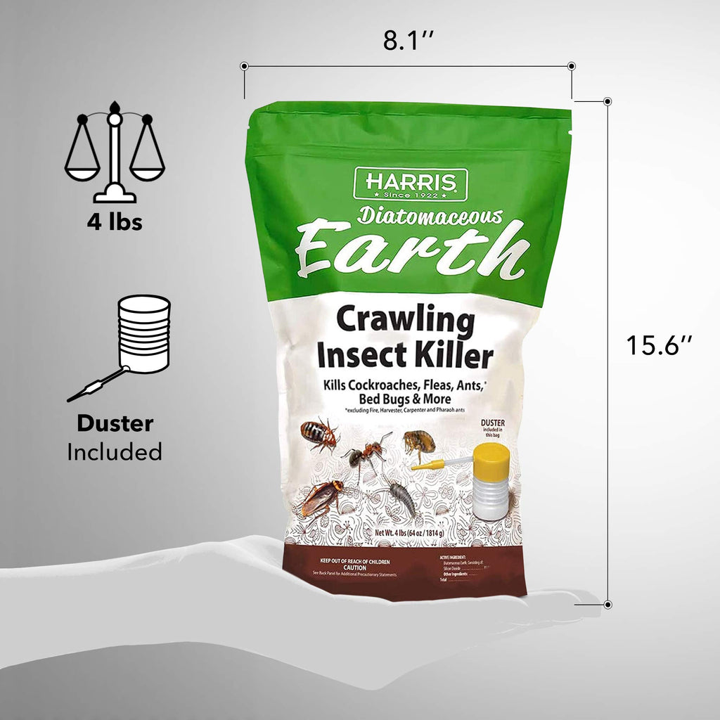 Diatomaceous Earth Crawling Insect Killer 4lb D270002
