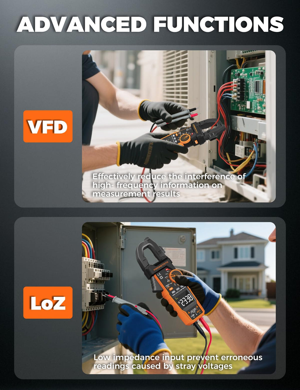 Clamp Meter 6000 Counts 1000A K932