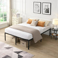 Black Queen Metal Platform Bed Frame X545043