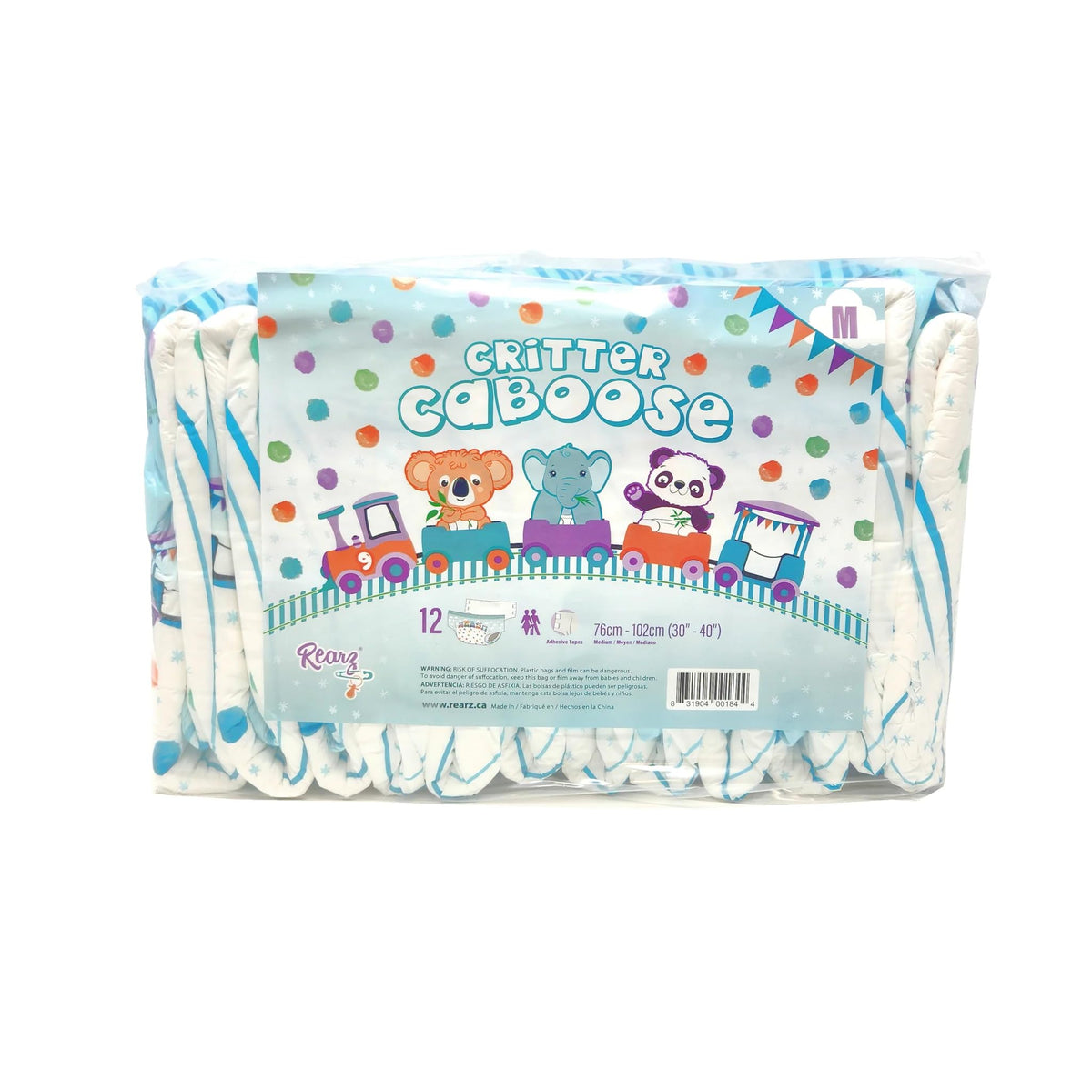 Adult Printed Diapers 12 Pack Medium S756