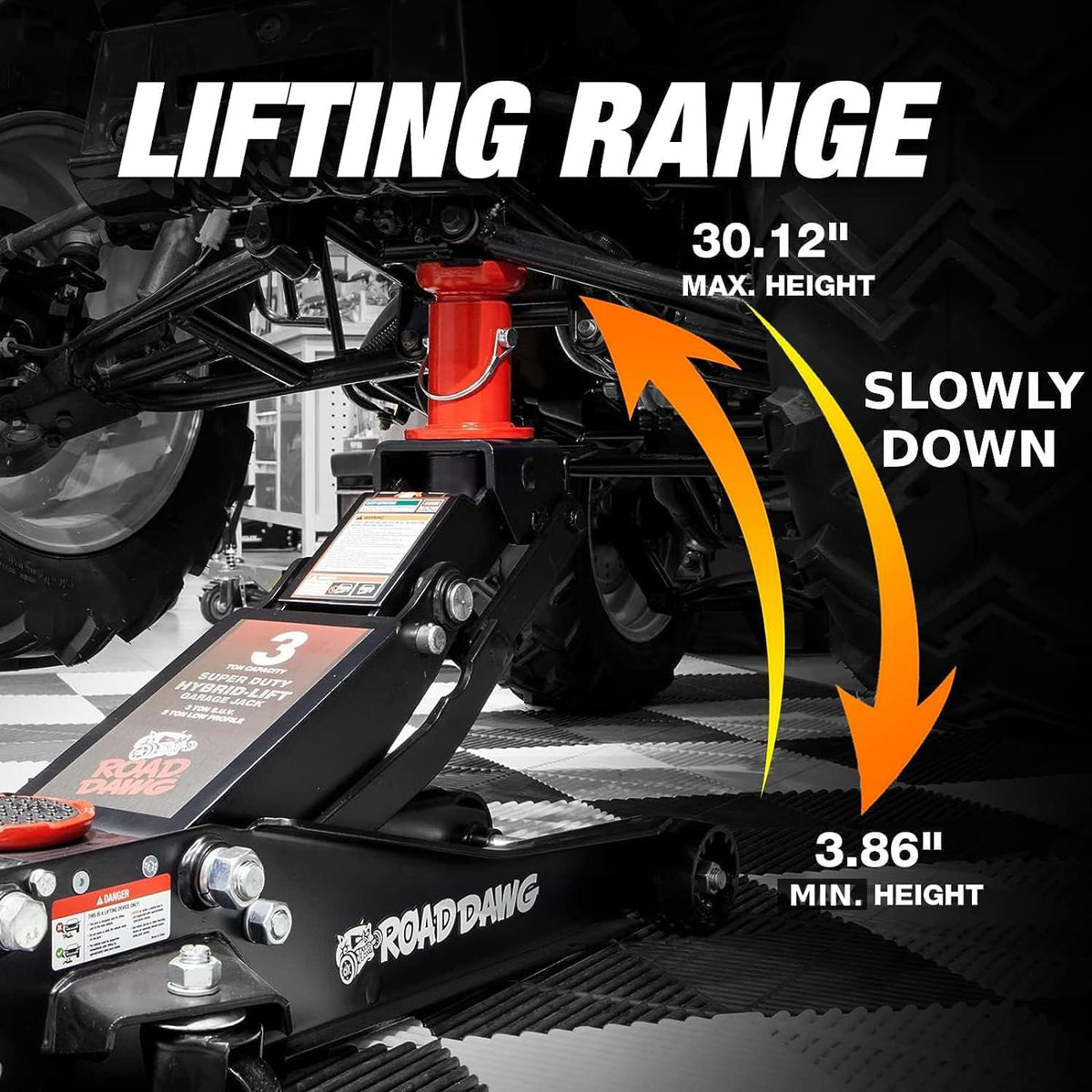 3 Ton Low-Profile Hydraulic Floor Jack V828