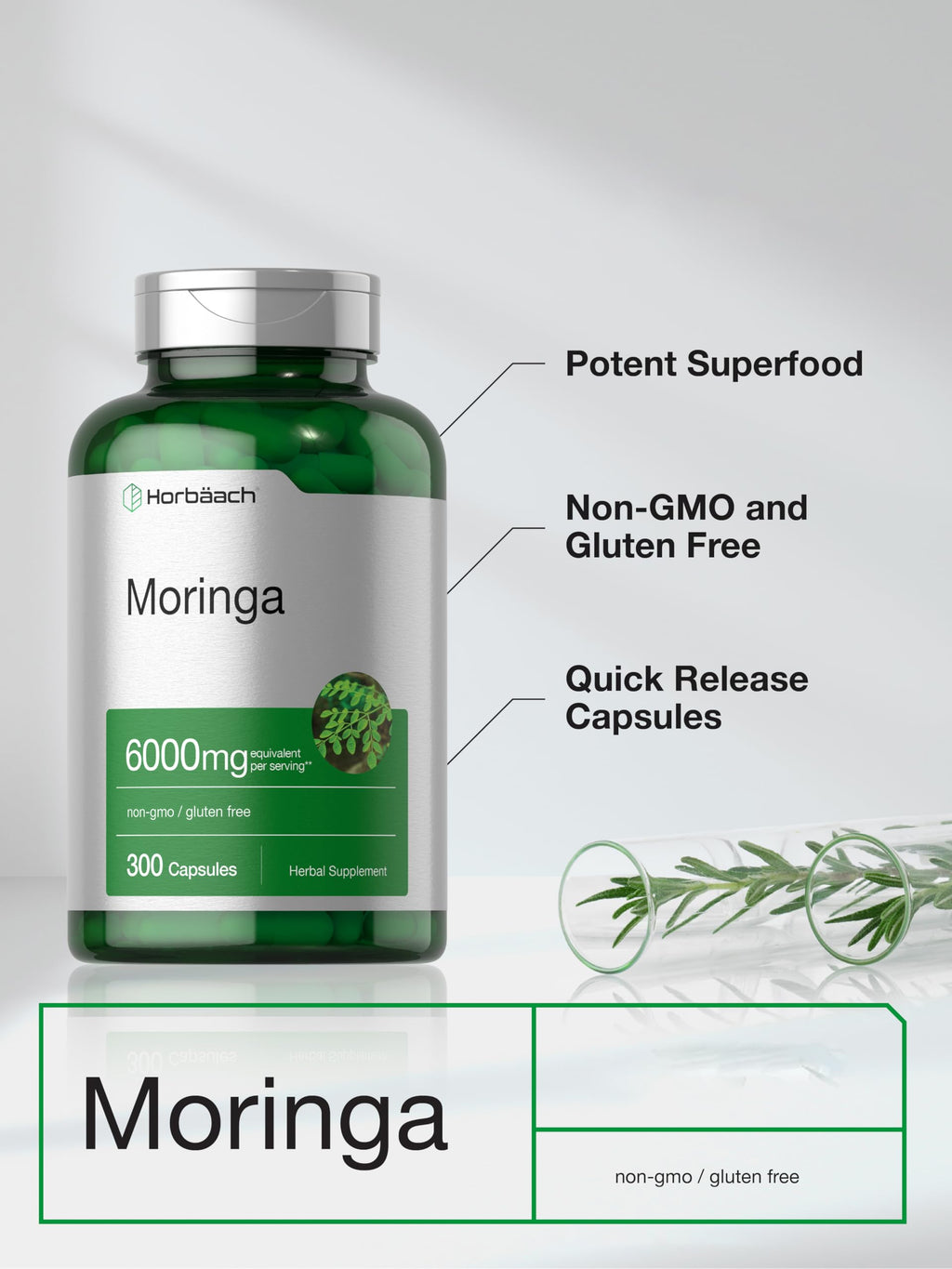 Moringa Oleifera 300 Capsules Q993
