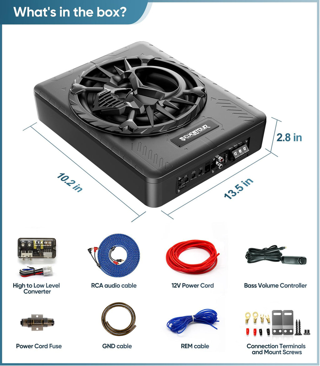 1200W Under Seat Car Subwoofer and Amp I570