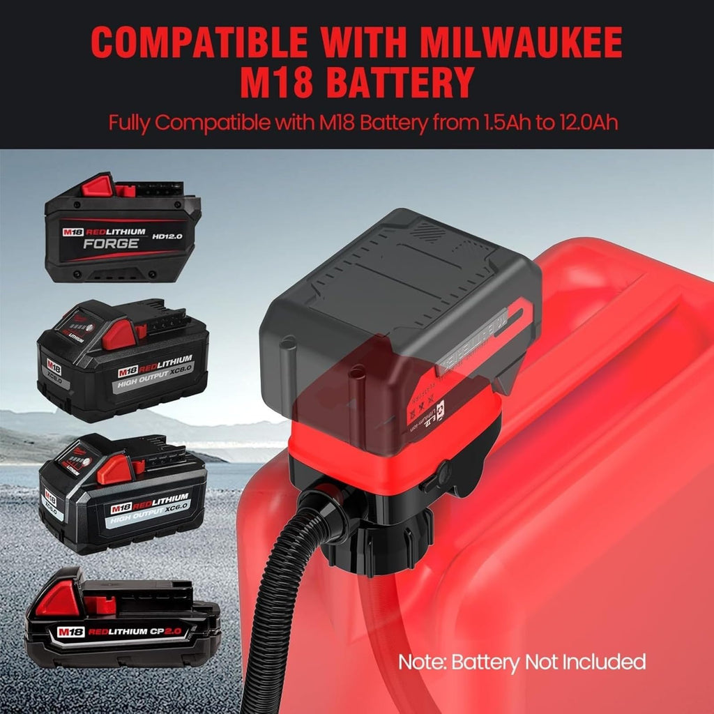 Cordless Battery Powered Fuel Transfer Pump 3.2 Gpm K3720