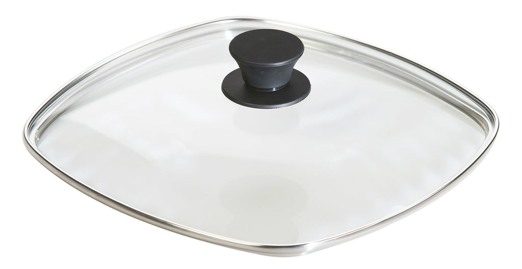 10.5 Inches Square Tempered Glass Lid K568