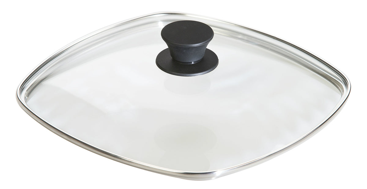 10.5 Inches Square Tempered Glass Lid K568
