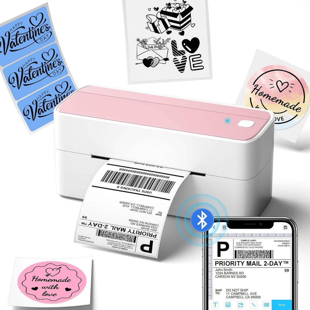Bluetooth Thermal Label Printer A4377