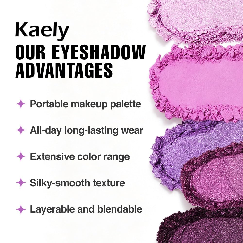 9 Colors Matte Shimmer Metallic Eyeshadow Palette Q573