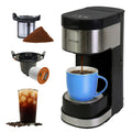 Single Serve Coffee Maker 6–12 Oz Black H419