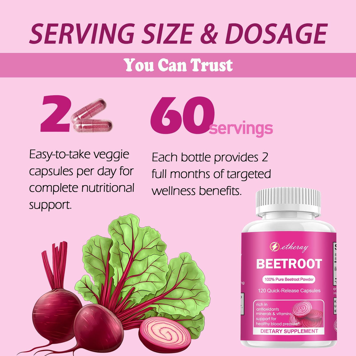 Beet Root Capsules 120 Count L701866