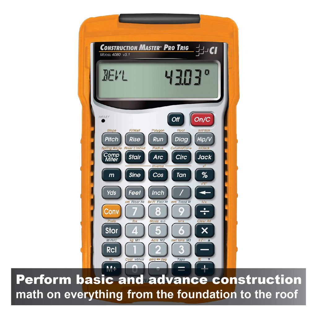 Construction Calculator with Case A2754