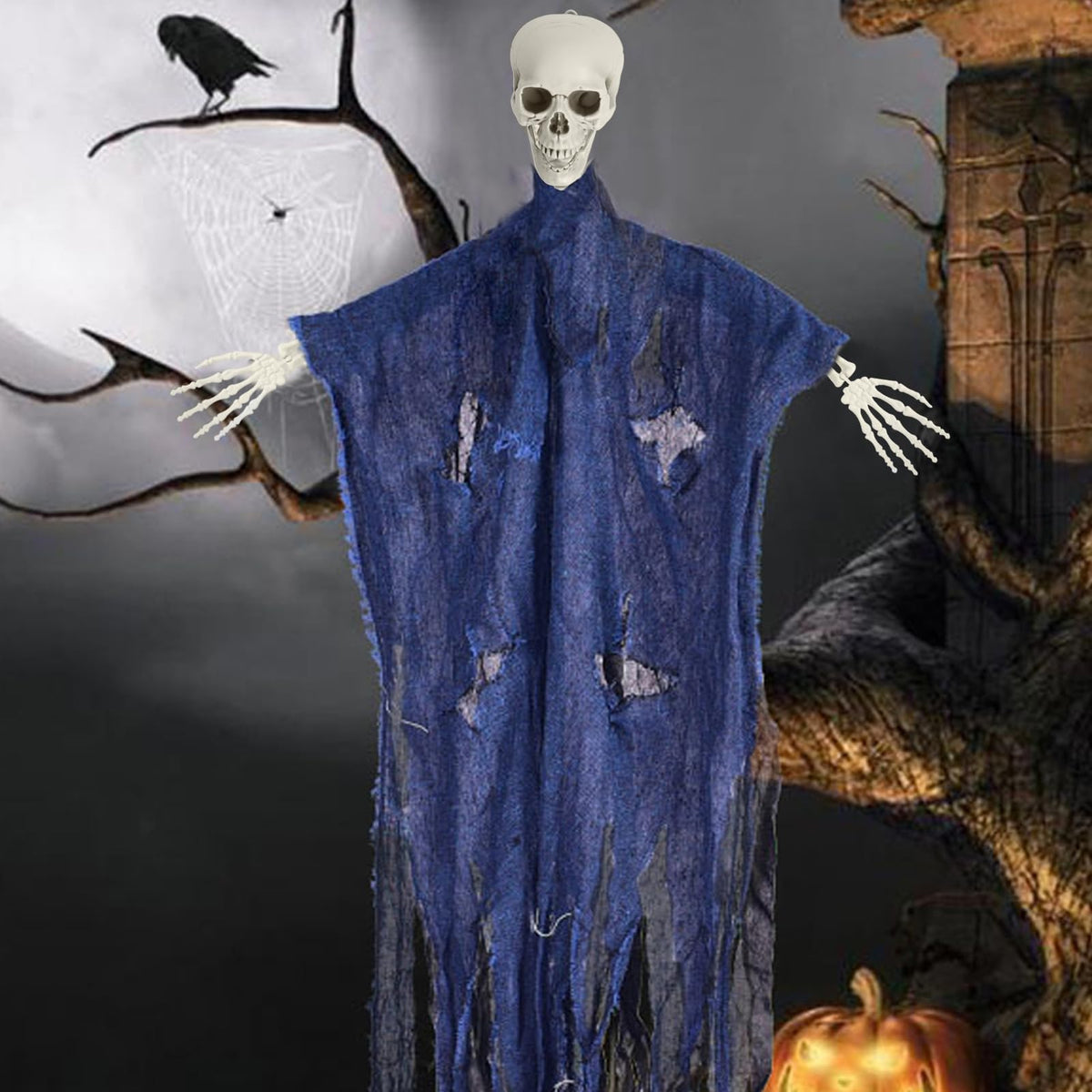 5.4FT Poseable Life Size Plastic Skeleton L86110