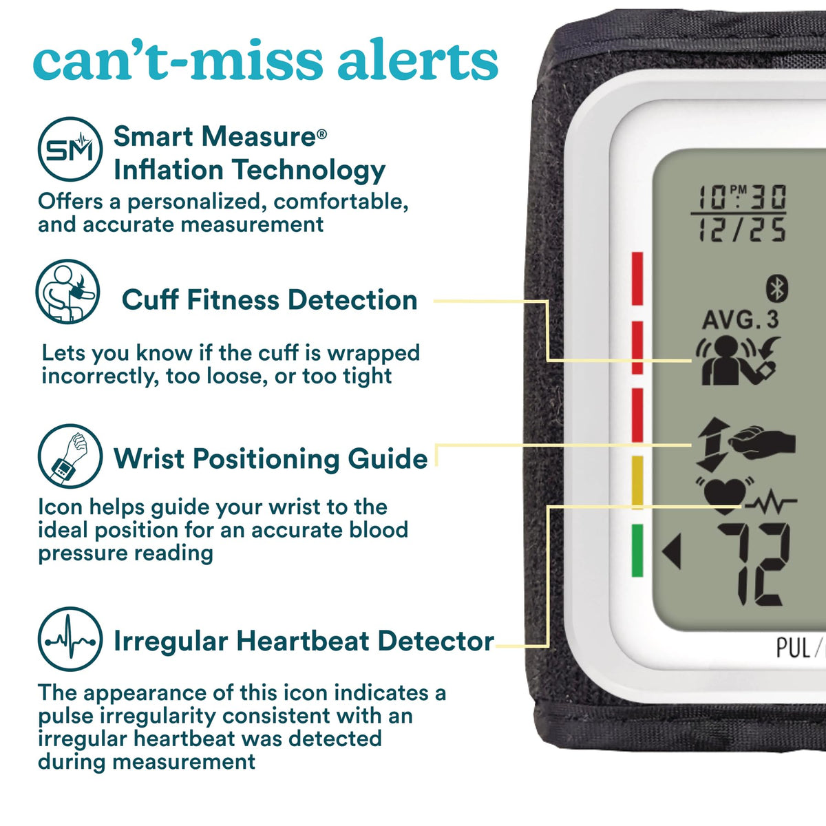 Wrist Cuff Blood Pressure Monitor M377790