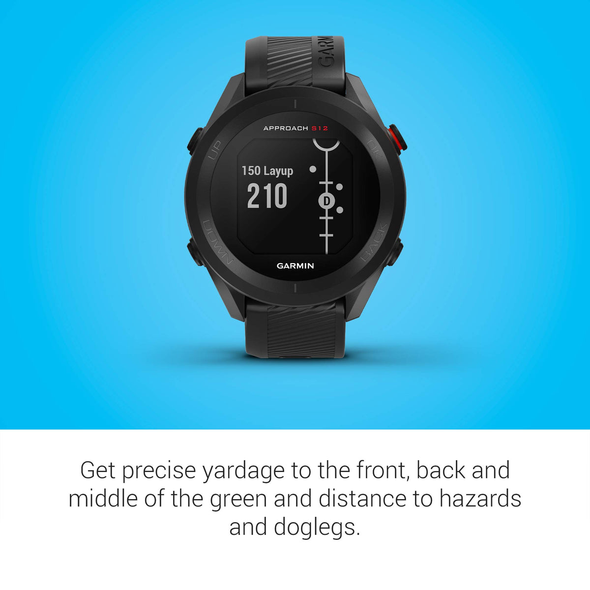 Black Golf Watch G1275
