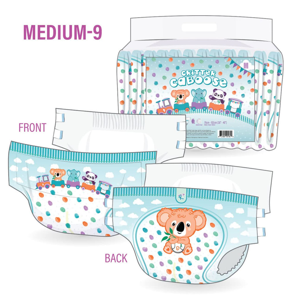 Adult Printed Diapers 12 Pack Medium S756