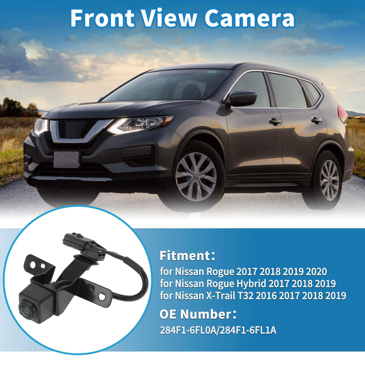 Front View Camera for Nissan Rogue 2017-2020 C71251
