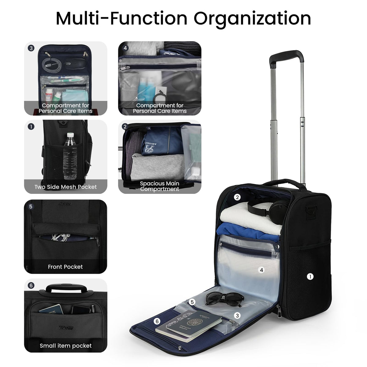 16" Softside Carry-On Luggage J31976