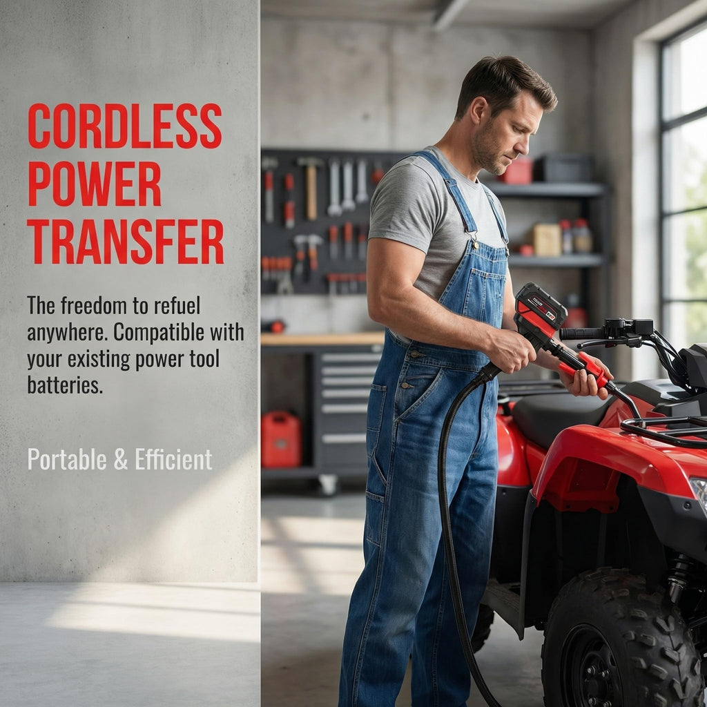 Cordless Battery Powered Fuel Transfer Pump 3.2 Gpm K3720