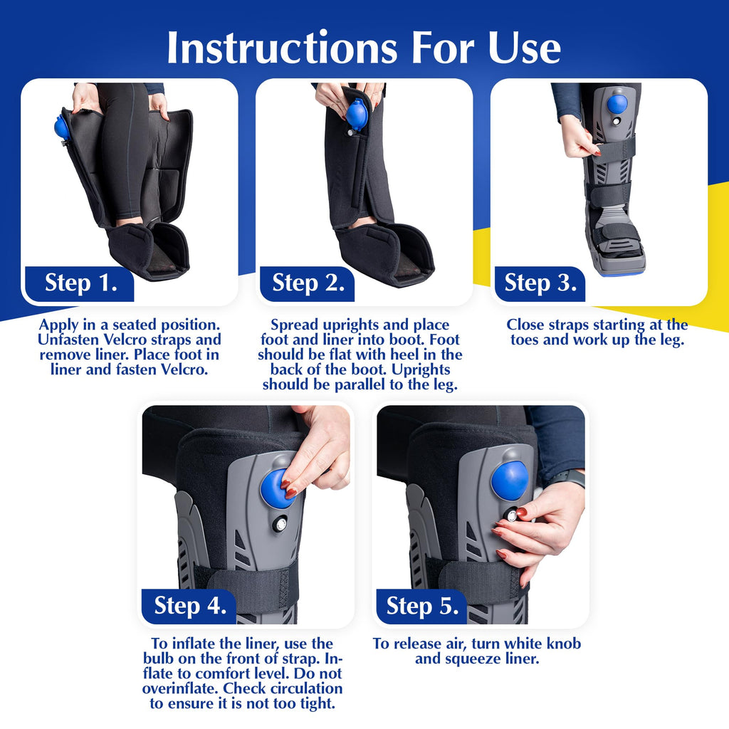 Tall Air Pump Walking Boot K624