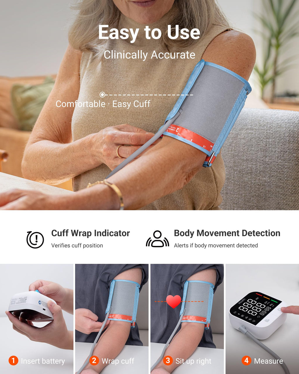 Upper Arm Blood Pressure Monitor E23569