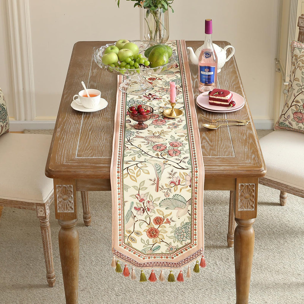 Vintage French Velvet Table Runner Z3841