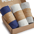 Grey Navy 3 Pack Jersey Pack and Play Sheets I20937