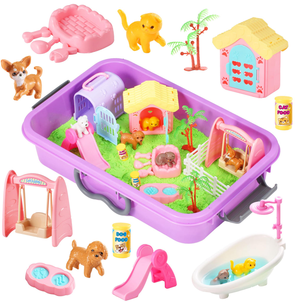 Pet Sensory Bin Sand Box Kit X2623