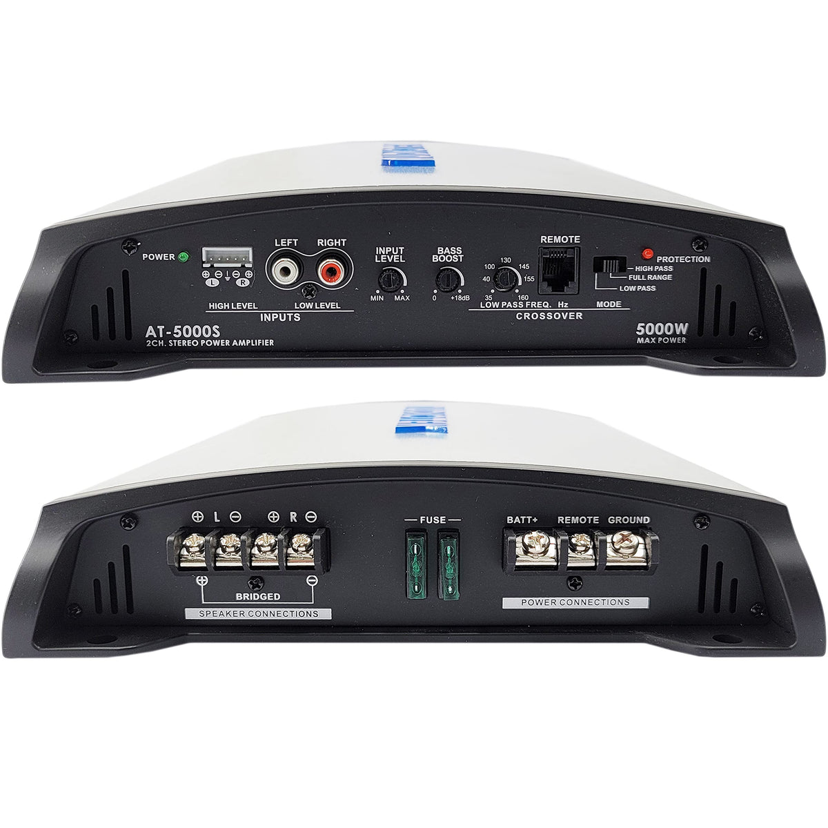 2 Channel Class A/B Car Amplifier, 5000W, 2 Ohm Stable, Bridgeable P844673