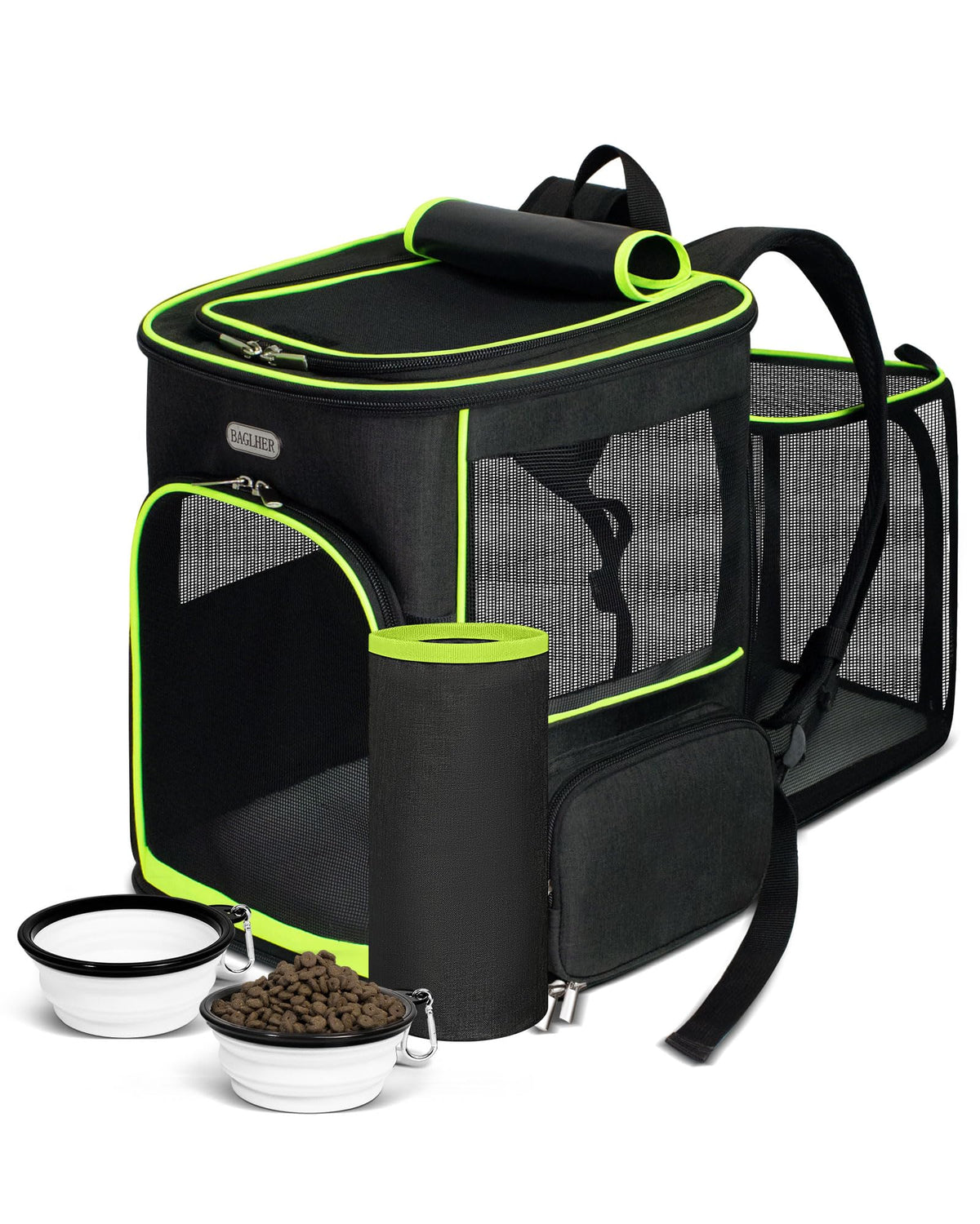 Expandable Cat Carrier Backpack with Breathable Mesh D870