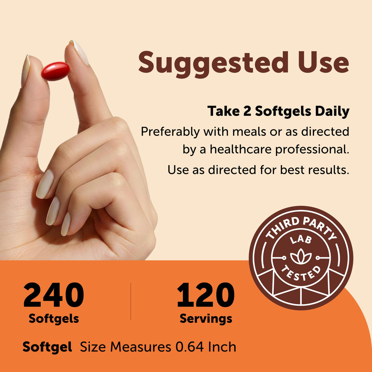 Lutein Zeaxanthin 40mg Omega-3 DHA EPA S5815