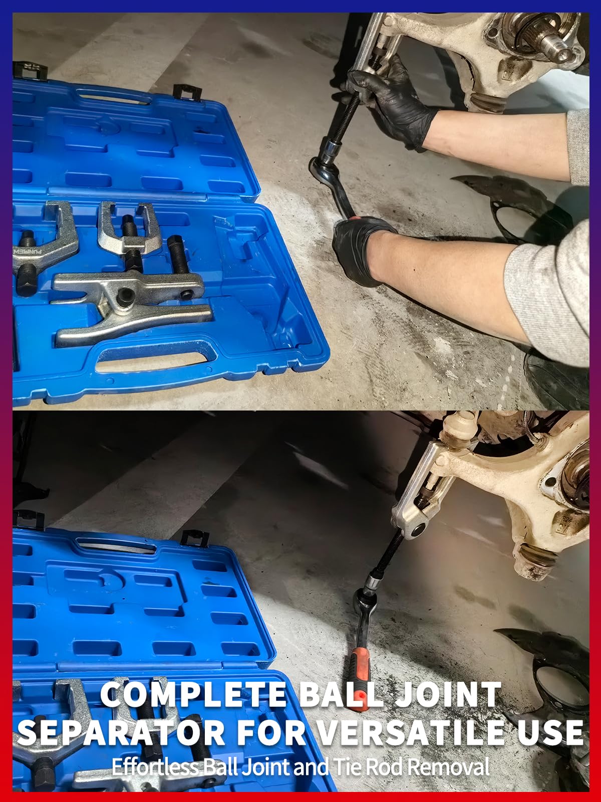5 PCS Ball Joint Separator Front End Service Tool Kit E6814