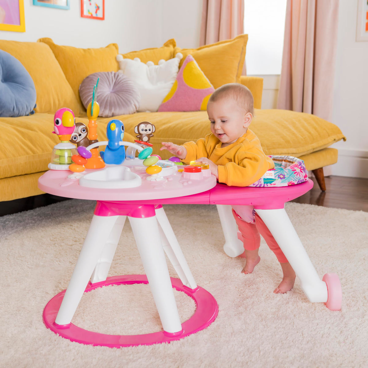 2-in-1 Baby Walker and Activity Center Table G14301