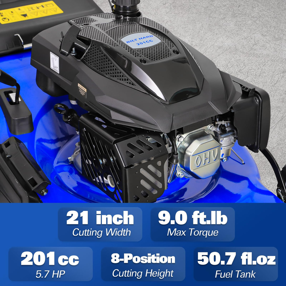 21 Inch 201cc 4-Cycle Gas Lawn Mower E620230