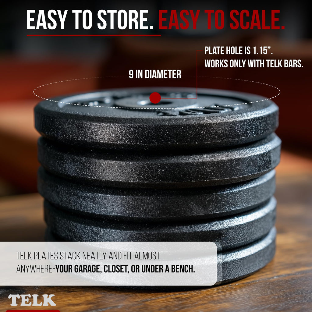 Adjustable Dumbbell Set with Cast Iron Plates E692