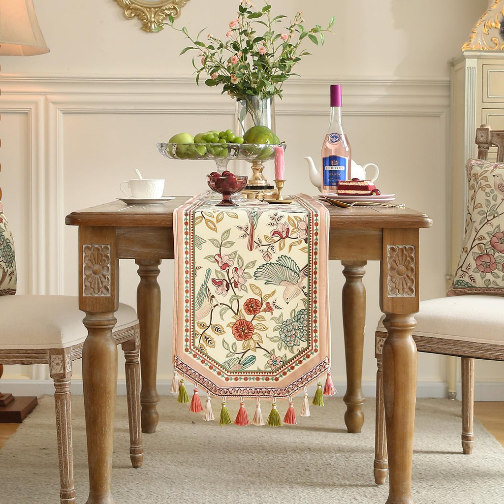 Vintage French Velvet Table Runner Z3841