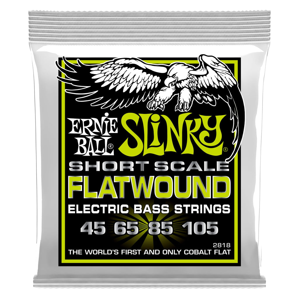 Flatwound Short Scale Electric Bass Strings 45-105 Gauge O887960