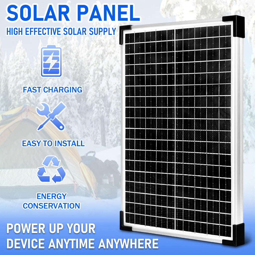 12V 30W Solar Panel Kit Q1757