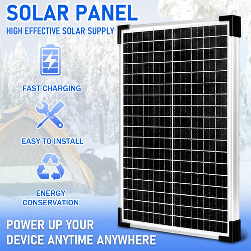 12V 30W Solar Panel Kit Q1757