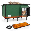 Heated Outdoor Cat House Y931