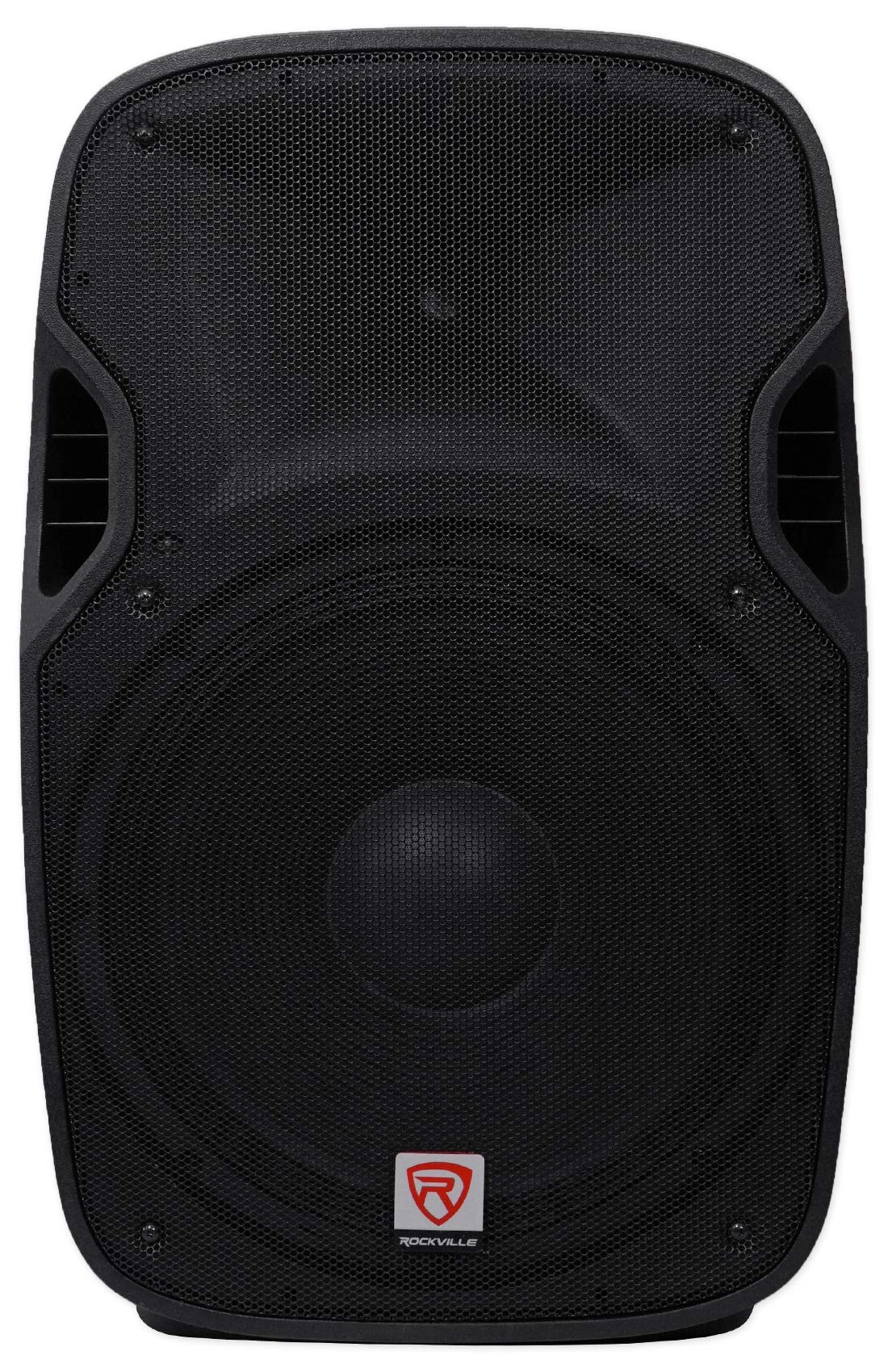 15" Passive 1600W DJ PA Speakers with Tripod Stands and Cables D609616