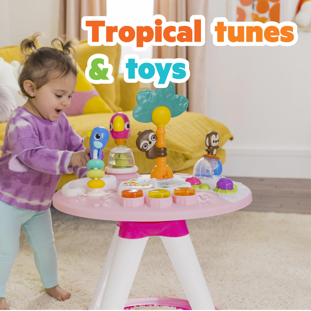 2-in-1 Baby Walker and Activity Center Table G14301