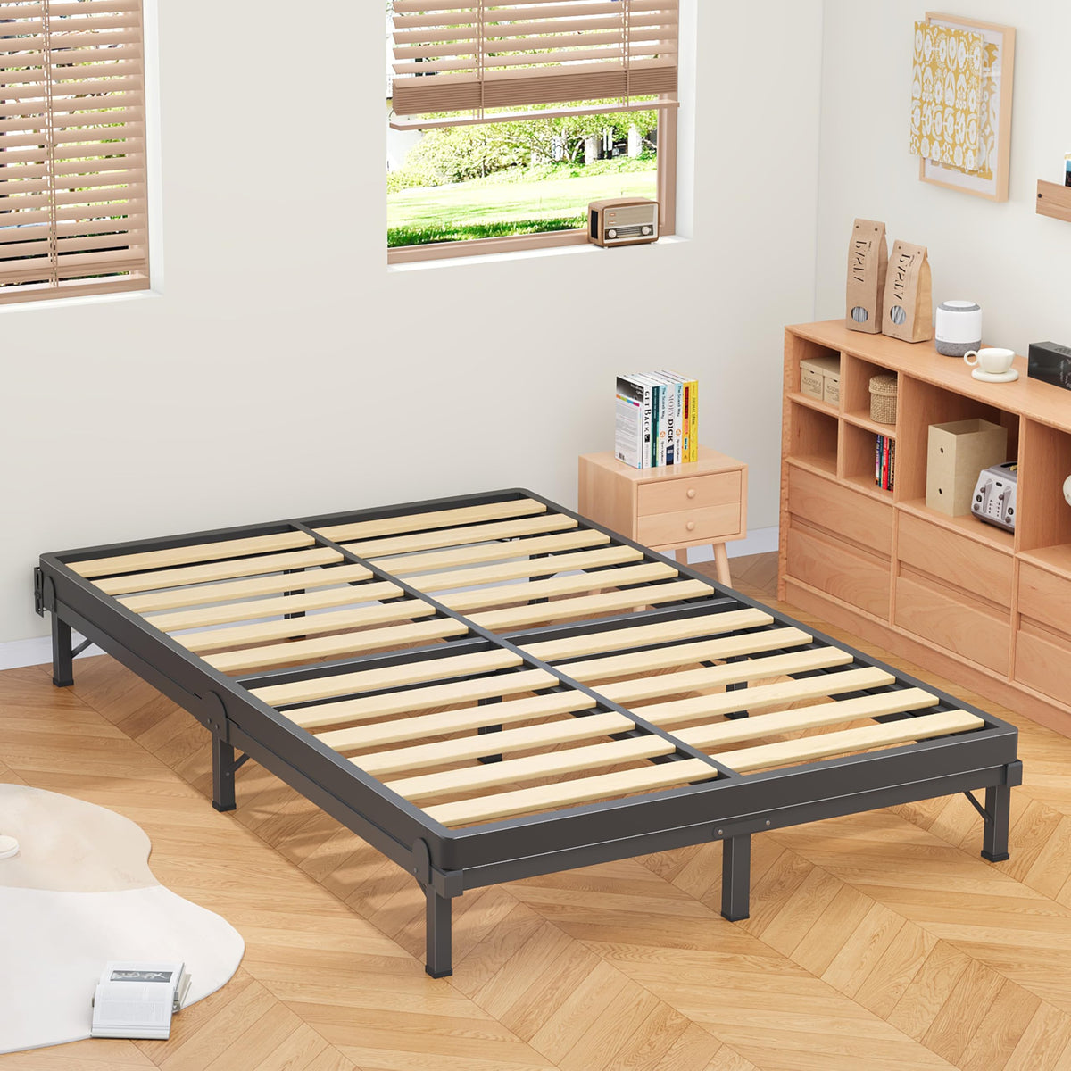 Queen 8 Inches Metal Bed Frame P5177