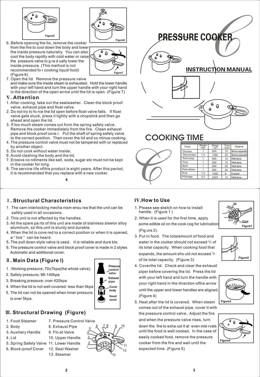 3 Liter Aluminum Alloy Pressure Cooker Y60199